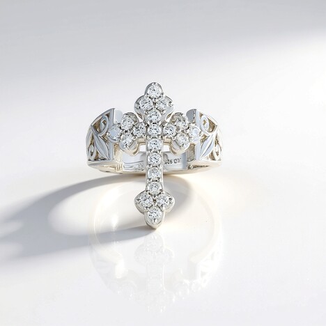 Anello in argento con Zircone (Dallas Prince Designs)