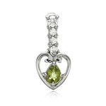 Pendentif en argent et Tourmaline cuprifère