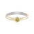 Anillo en oro con Diamante amarillo I2