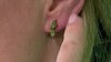 Pendientes en plata con Tsavorita Lemshuku