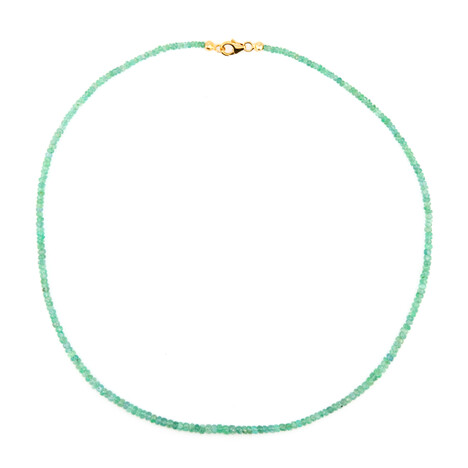 Sambia-Smaragd-Goldhalskette