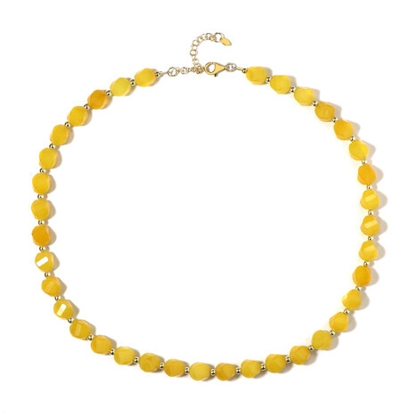 Collana in argento con Quarzo Giallo