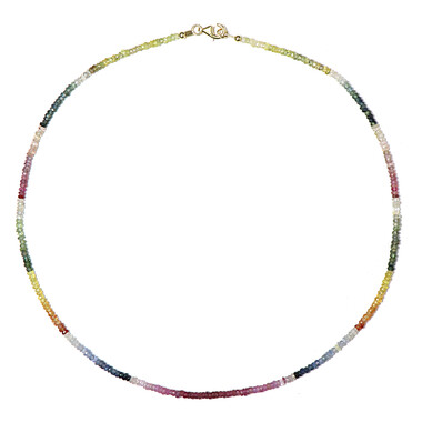 Collar en plata con Zafiro