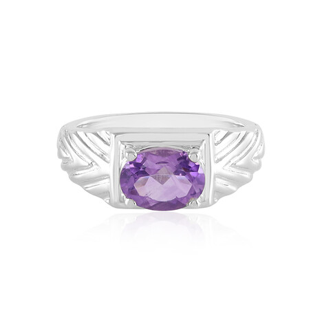 Uruguay-Amethyst-Silberring