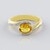 Anello in argento con Berillo Giallo