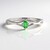 Anello in argento con Lemshuku Tsavorite