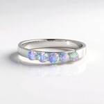 Anello in argento con Opale di Welo (de Melo Essence)
