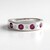 Anello in argento con Rodolite