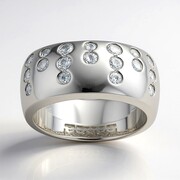 Anello in argento con Zircone (Adela Silber)