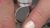 Anillo en plata con Labradorita blanca