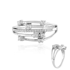 Bague en argent et Zircon