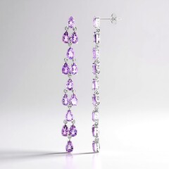 Orecchini in argento con Ametista