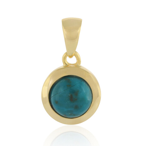 Chrysokolla Silver Pendant