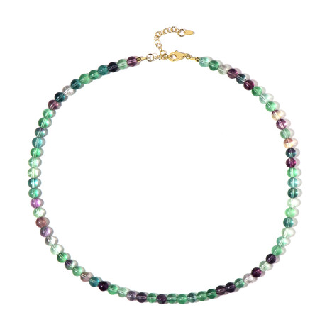 Collier en argent et Fluorite d'Argentine