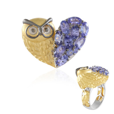 Anillo en plata con Tanzanita (Gems en Vogue)