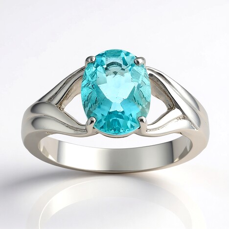 Anello in argento con Fluorite Braldu (Pallanova)