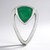 Ciondolo in argento con Smeraldo Socoto (MONOSONO COLLECTION)