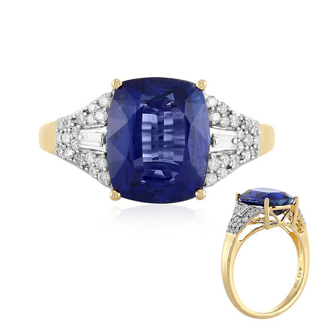 Anillo en oro con Cianita (D'vyere)