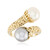 White Freshwater Pearl Silver Ring (TPC)