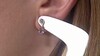 Pendientes en oro con Morganita de Marropino