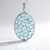 Collana in argento con Topazio Blu Cielo