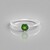 Anello in argento con Diopside Russo