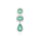Russian Emerald Silver Pendant