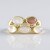 Anello in argento con Pietra di Luna Arcobaleno (KM by Juwelo)