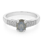 Bague en argent et Labradorite