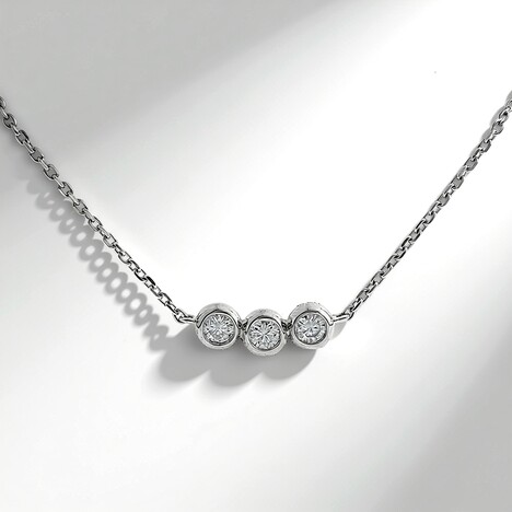 Collana in oro con Diamante SI1 (H)