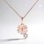 Collana in argento con Quarzo Rosa
