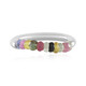 Zilveren ring met saffieren (MONOSONO COLLECTION)