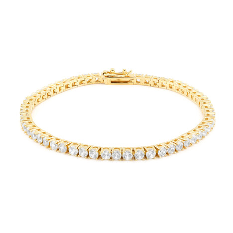 Zilveren armband met zirkonen