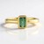 Anello in argento con Tormalina Verde di Benedito (Adela Silber)