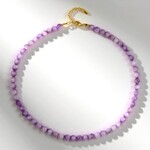 Collier en argent et Kunzite