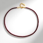 Collana in argento con Rubino del Madagascar