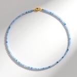 Collier en argent et Aigue-marine du Brésil