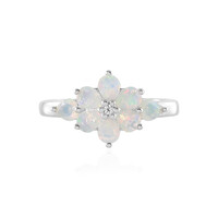 Anello in argento con Opale di Welo