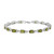Burmesischer Peridot-Silberarmband