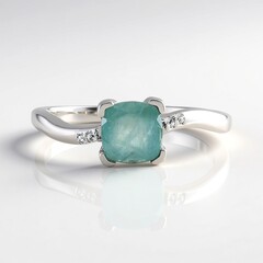 Anello in argento con Grandidierite