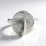 Anello in argento con Zircone (MONOSONO COLLECTION)