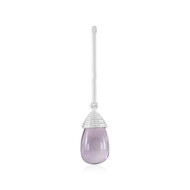 Lavendel-Amethyst-Silberanhänger (MONOSONO COLLECTION)