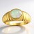 Bague en argent et Opale d'Australie