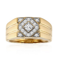SI1 (G) Brillant-Herren-Goldring