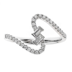 Anello in oro con Diamante SI1 (H) (CIRARI)