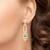 Pendientes en plata con Esmeralda de Colombia (de Melo Essence)