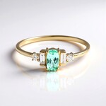 Bague en or et Tourmaline Paraïba (AMAYANI)