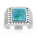 Kingman Blue Mojave Turquoise Silver Ring (Faszination Türkis)