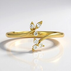Anello in oro con Diamante SI1 (H)