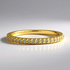 Anello in oro con Diamante Giallo Canarino SI1
